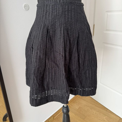 Reserved black mini skirt size 38 medium like new
