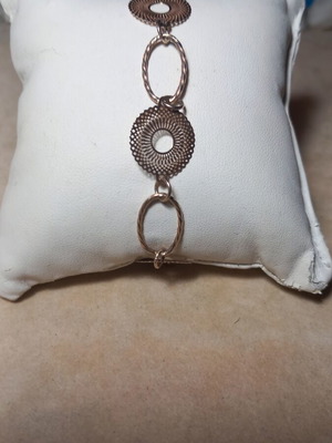 Silver Rose Gold Bracelet 925 Italian, new, delicate design