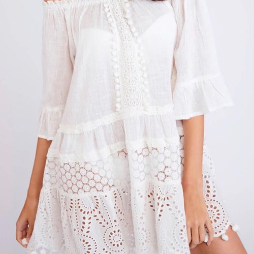Banana Moon beach dress L-XL like new, white