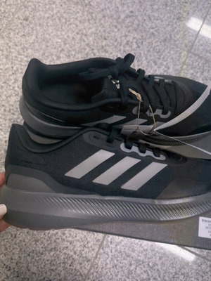 Adidas Runner athletic shoes, black