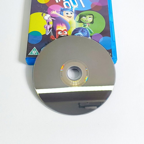 Inside Out and Moana Disney Blu-ray used with English subtitles
