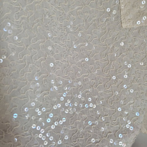 BSB blouse with sequins like new, size S 36 8, beige