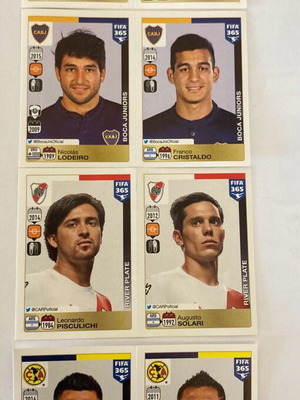 Panini FIFA 365 (95,96,125,126,162,163,614,615) In good condition Package Price 3.50 Euros