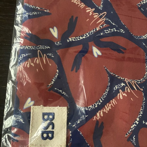 BSB Toiletry Bag new, waterproof, blue and red