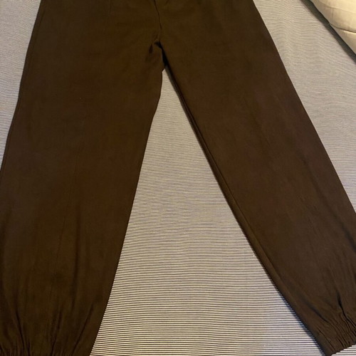 ZARA suede pants like new, brown, size M