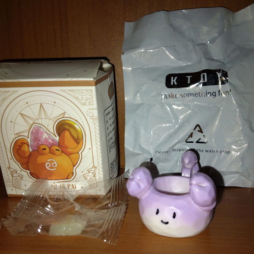 Pai Constellation Crystal blind box figure Scorpio new