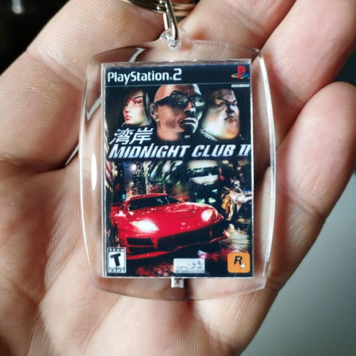 Midnight Club 2 PS2 acrylic keychain