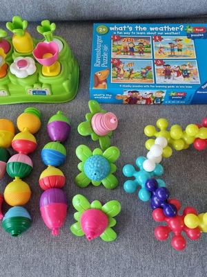 Lalaboom, Ravensburger, Clementoni Educational Toys like new, STEM set for ages 1-4