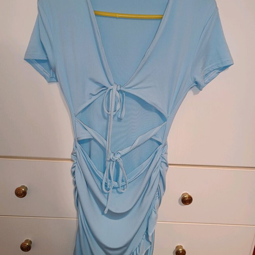 Shein turquoise dress like new, size M