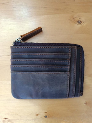 Leather Wallet new, brown, genuine leather