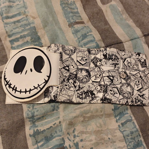 Jack Skellington wallet, black and white