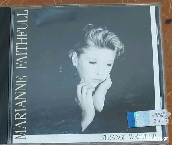  CD Marianne Faithfull, Strange weather, 1987, spanio isagogis