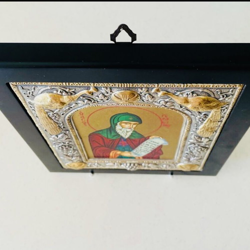Final price 55 euros Silver icon 925 Saint Gerasimos