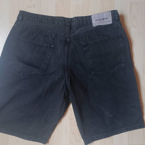 Jeans shorts used black Pull and Bear size M