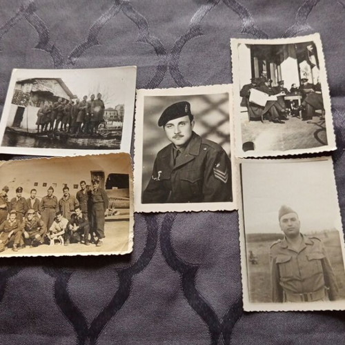 Military photos used, set of 5 from around 1950