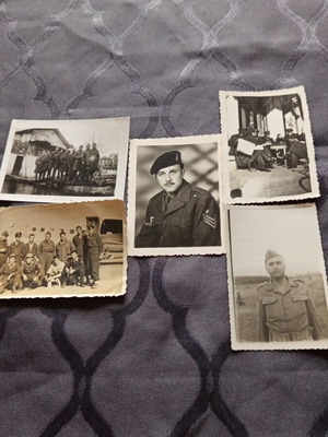 Military photos used, set of 5 from around 1950