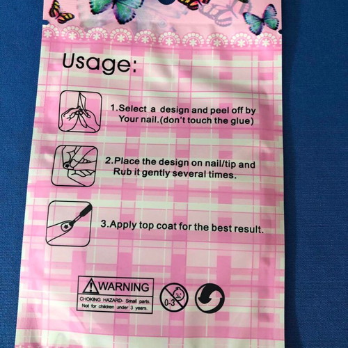 Nail sticker new, 15 x 9 cm