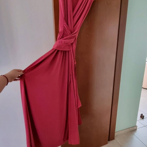 Anna Samouka dress used, fuchsia, elastic fabric, one size