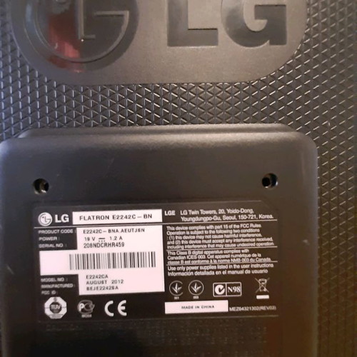 LG Flatron monitors used, pack of 2