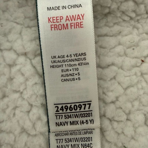 Marks & Spencer waterproof jacket for girl 4-5 years like new, blue