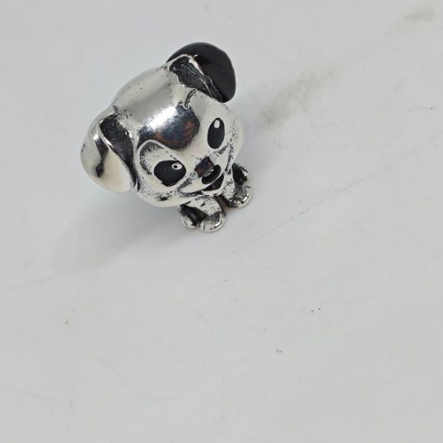 Disney 101 Dalmatians Patch Silver Charm like new