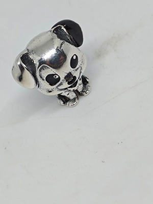Disney 101 Dalmatians Patch Silver Charm like new