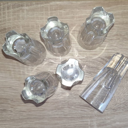 Vintage set of 6 Mavrodafni Cambas glasses, like new