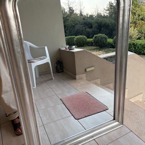 Mirror 1.08 x 0.77 m with silver frame