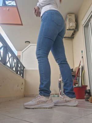 Τζίν παντελόνι Lacoste large σαν καινούργιο, μπλε