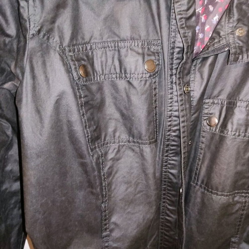 Women's biker jacket XL 46/48 used, black