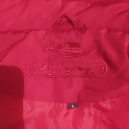 Castor women's jacket large like new, red