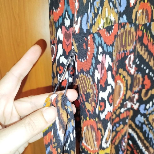 Piazza Italia long dress S size like new, with belt and pockets