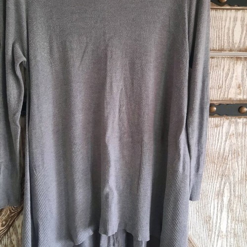 Gray knitted dress like new