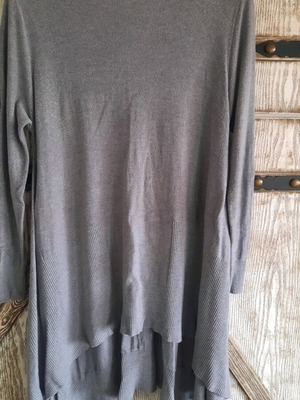 Gray knitted dress like new