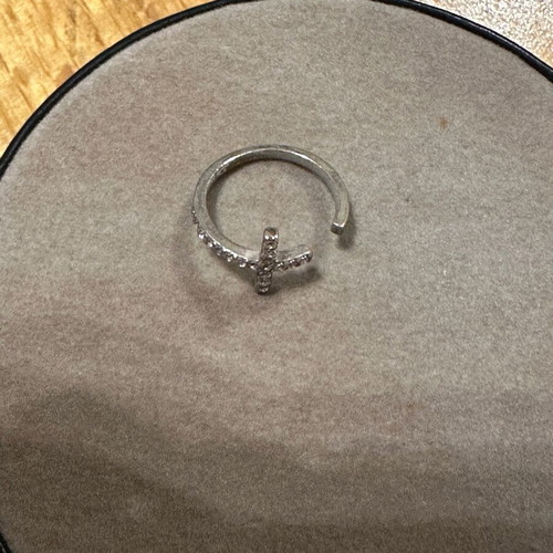 Ring with cross like new