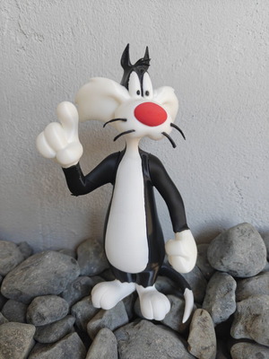 Sylvester 3D printed collectible figure new