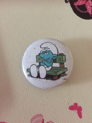 Smurf pin new with various designs