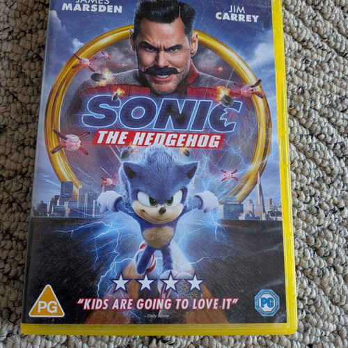 Sonic the Hedgehog DVD used, animation