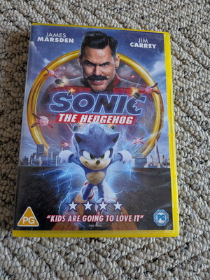 Sonic the Hedgehog DVD used, animation