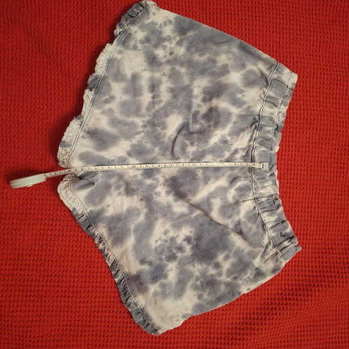 Girls' shorts Benetton like new, size 158 cm, white and blue