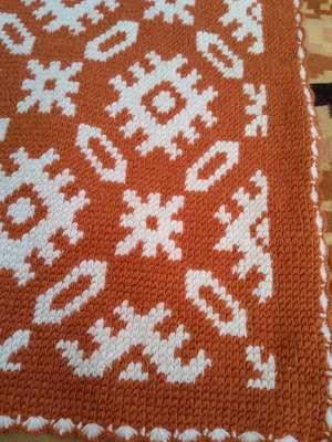 Woolen handmade blanket new, versatile use