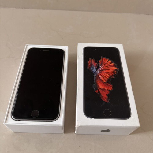 iPhone 6S Space Gray 16 GB used with box, screen defect