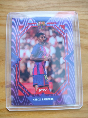 Daka FC Barcelona 2025-26 Marcus Rashford card like new