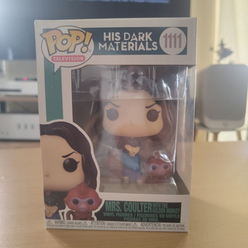 Funko Pop! His Dark Materials Mrs. Coulter with the Golden Monkey new