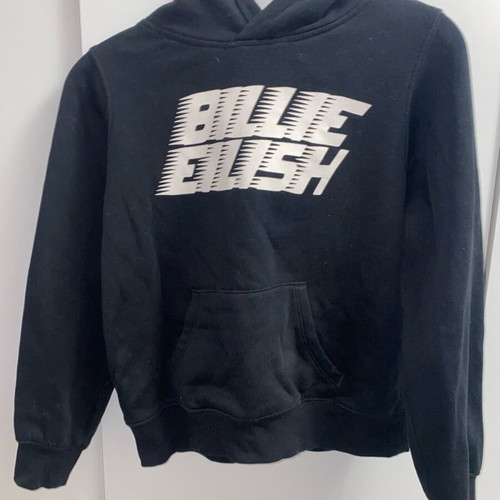 Billie Ellish H&M sweatshirt 10-12 years like new, black