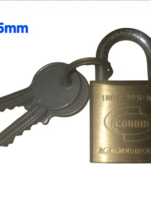 Corbin 25mm brass padlock new