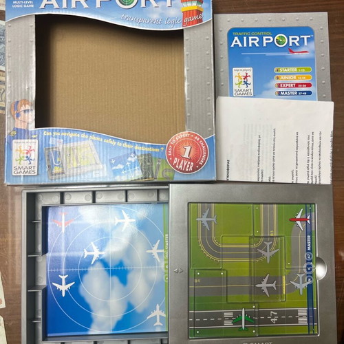 Traffic Control Airport puzzle board game like new