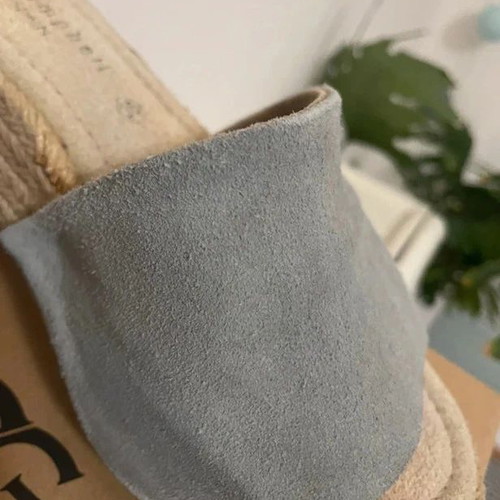 Jeffrey Campbell platform sandals size 36, like new, suede, light blue