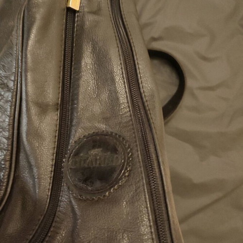 Soft Italian leather bag like new, black