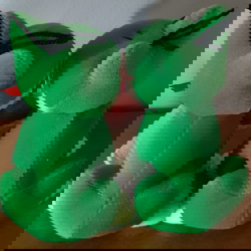 Λούτρινα βατραχάκια Αγίου Βαλεντίνου Ν.2 καινούργια, ενωμένα